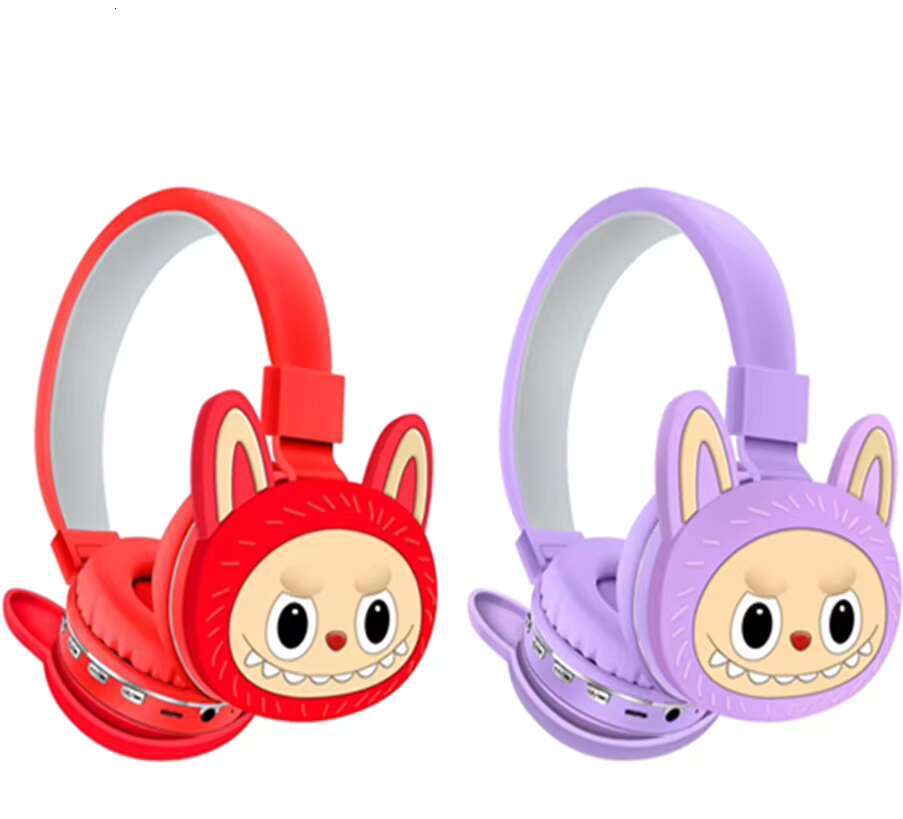 New AH-806G Headset Cartoon Cute Children&#039;s Headwear Blue Tooth Headphones Stereo Foldable Wireless Earphones Factory Wholesale