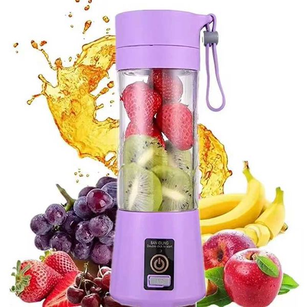 Juicers Electric Portable Juicer Blender USB Rechargeable Smoothie Blender Fruit Mixers Milkshake Machine Household J241114