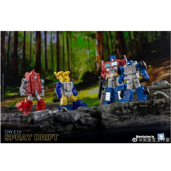 DW-E Series 2024 Transformer Toys - Starscream, Seaspray, Thundercracker, Powerglide, Skywarp, Blaster, Roller dh5727163