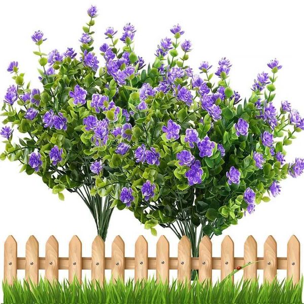 Artificial flowers outdoor plants grouting Boxwood plastic leaves fake liners green windows family courtyards gardens wedding decorations A1