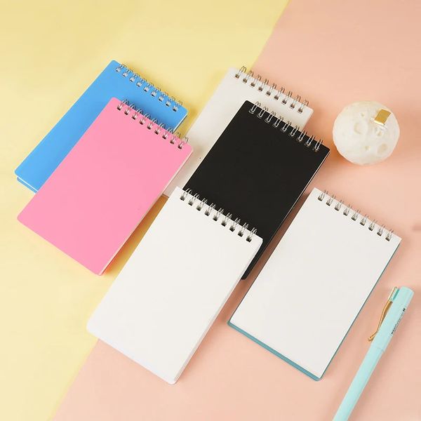 A7 Pocket Notebook Portable Mini Memo Simple Small Notepad Coil Booklet Office Stationery 250208