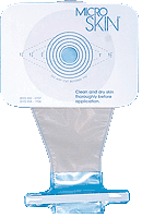 1 Piece Mini Drainable Pouch w- Thin Washer, Cut-Fit, Opaque