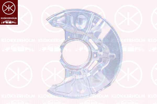 Splash Panel, brake disc KLOKKERHOLM 8161377