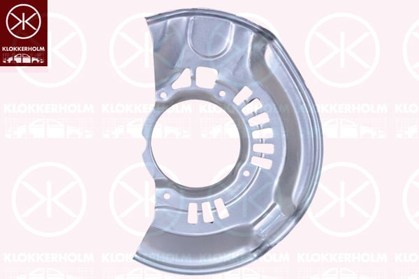 Splash Panel, brake disc KLOKKERHOLM 8163377