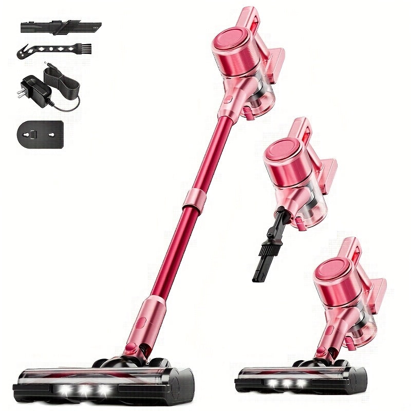 TEMU 58kpa Vacuum Cleaner, Powerful Stick Vacuum, Up To 45mins Rechargeable, Vacuum Cleaners For Home Anti-tangled Lightweight Handheld For Hardwood