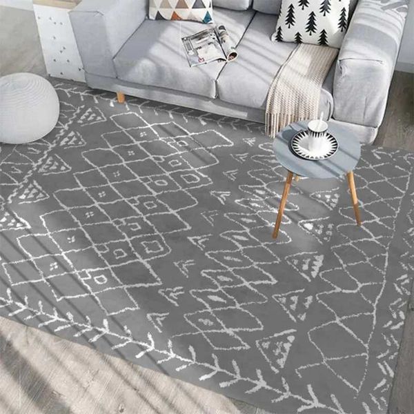 Carpets Bohemian Style Large Area Carpet Living Room Sofa Bedroom Bedside Rug Soft and Comfortable Machine Washable Folding Floor Mat IG