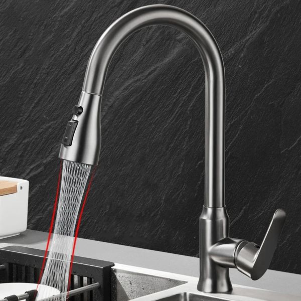 Gunmetal Greyblack Kitchen Faucet