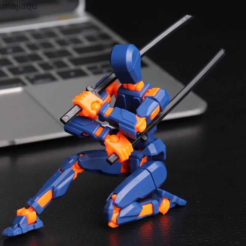 Decompression Toy Multi-Jointed Movable Shapeshift Robot 2.0 3D Printed Mannequin Dummy 13 Action Figures Toys Kids Adults Parent-children GamesL240