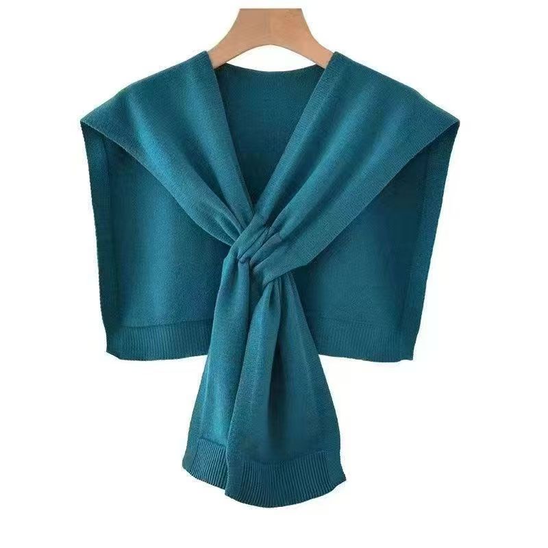 K735 Knitted striped small shawl high-end 2025 new all-match fashion shirt outerwear spring outing sunscreen waistcoat