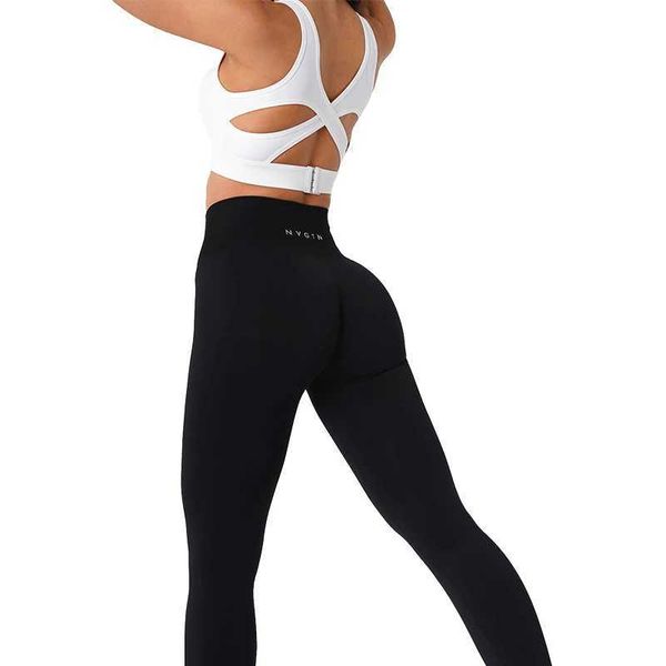 Yoga Outfit NVGTN Solid Seamless Leggings Women Soft Workout Tights Fitness Outfits Yoga Pants High Waisted Gym Wear Spandex Leggingsz241121