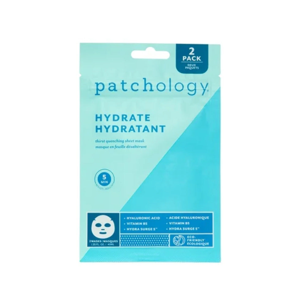 Flashmasque 5 Minute Facial Sheet Mask - Hydrate - 2pc