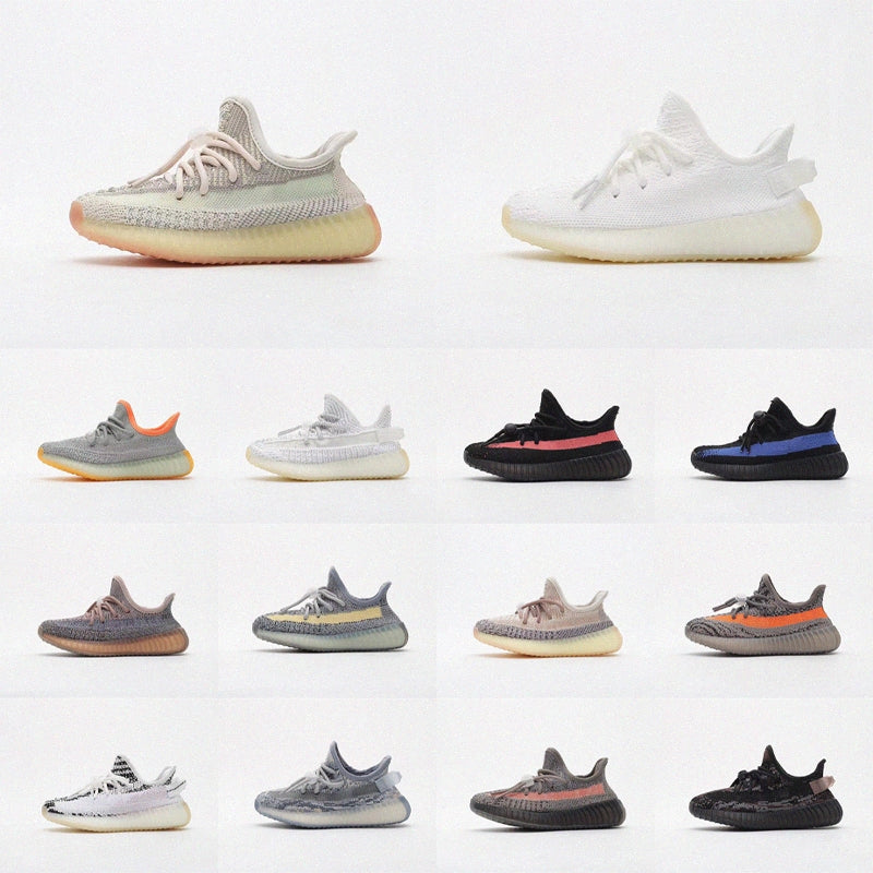 baby kids shoes shoe V2 black zebra white sneaker designer trainers 35O kid youth toddler infants children boy toddlers Wolf Grey tpddlers T5ef#