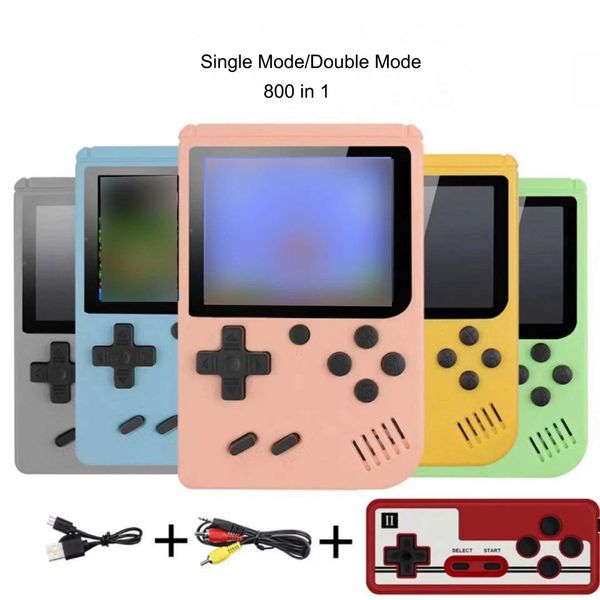 Game machine Game Console Retro Built-in 800 Games Handheld Game Console Mini 8 Bit 3.0 Inch Color LCD Screen GameBoy consolas de videojuego