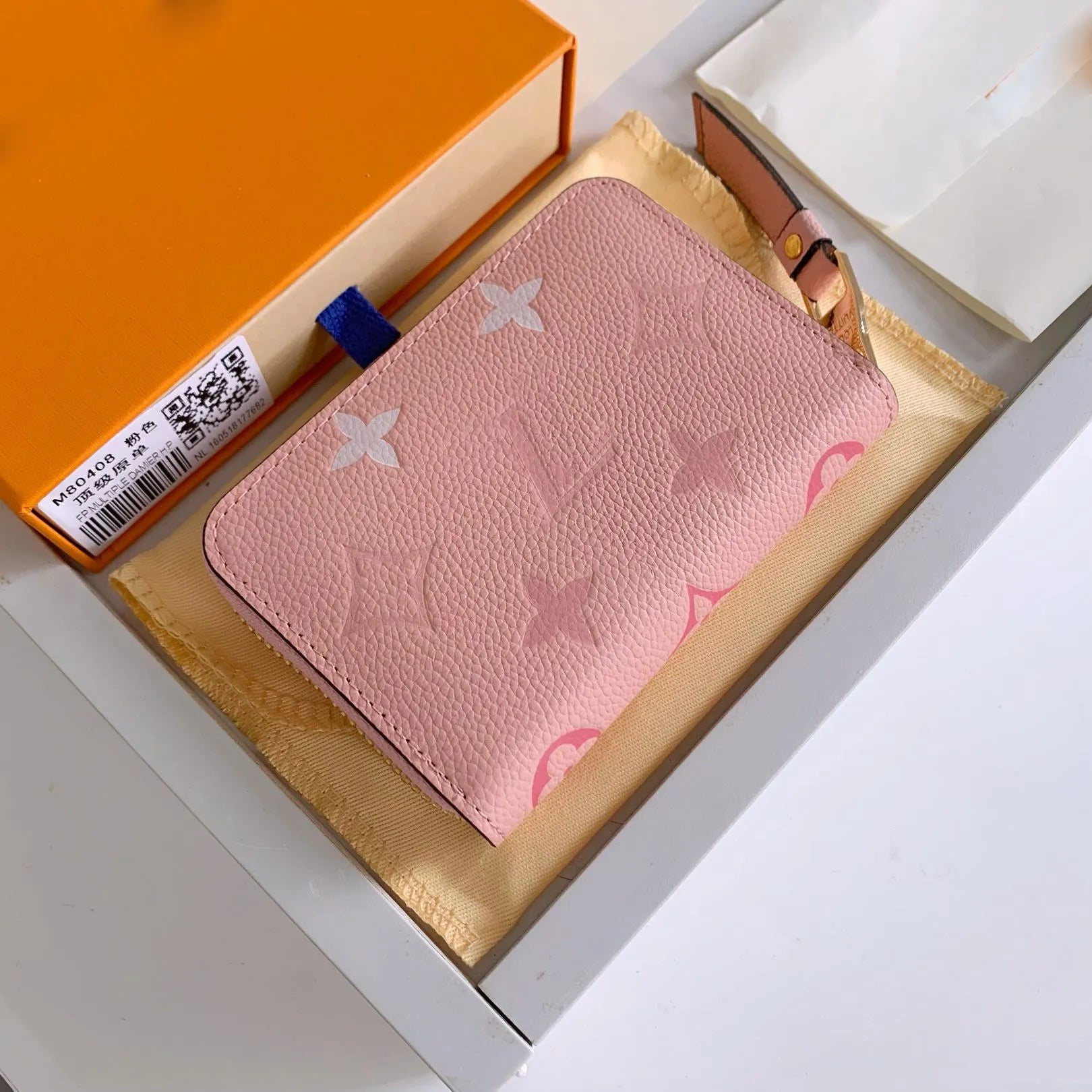 Candy Color Women Wallets Stylish Zippy Wallet Short Purse Card Holder Coin Purses With Original Box 80408