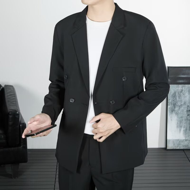 K755 Slim Fit Three-Piece Suit for Groom - Large Size Men&#039;s Wedding Attire