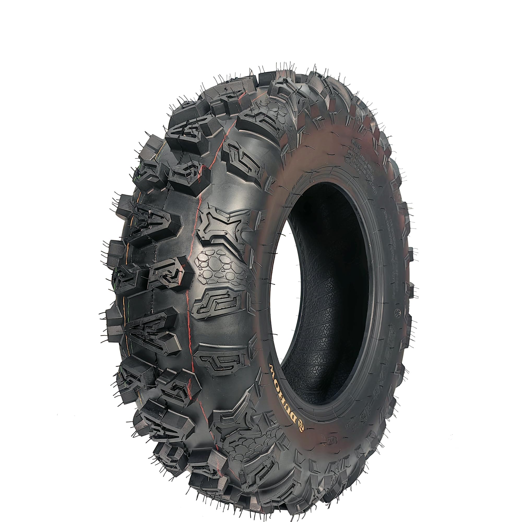 Garvee Pack of 1 25x8x12 ATV Tires Heavy-Duty Grip and Stability for Off-Road UTVs Black