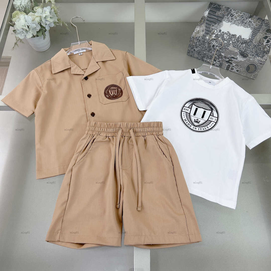 Summer Baby Clothes brand kids sets fashion boy short set cotton Designers Clothing Kids great quality children short-sleeved suit