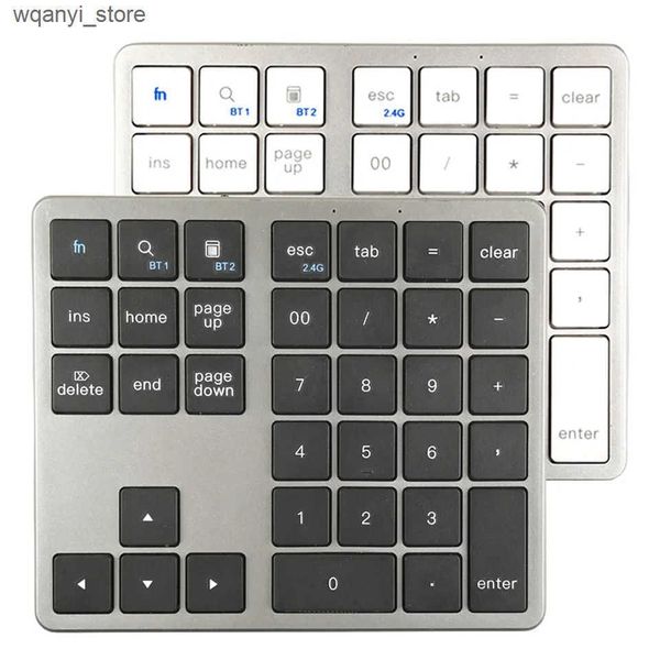 Keyboards 2.4GHz wireless+Bluetooth numeric keyboard K35 numeric keyboard USB C charging numeric keyboard L240910