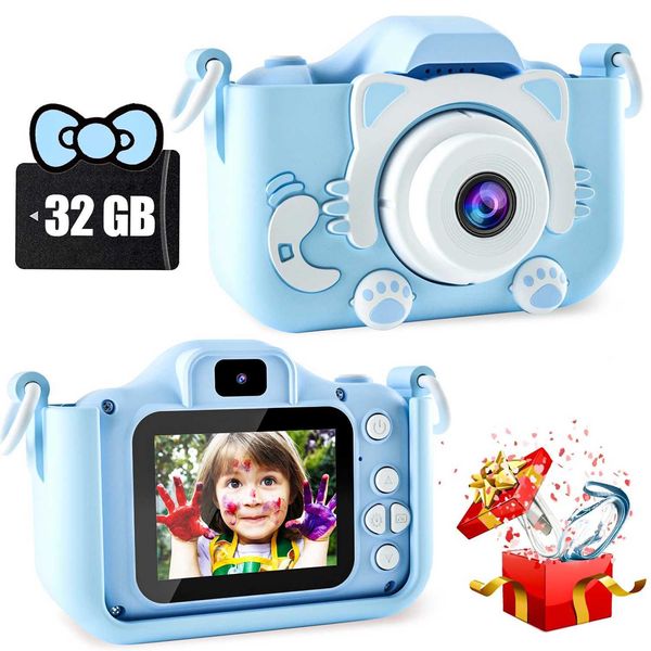 Kdis Camera Toys Digital Camera Toys for Girls Boys 1080P HD Screen Music Playback Gaming 2 inch Children Camera Birthday GiftM240803