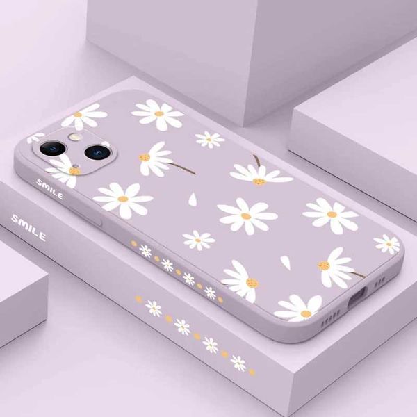 Plain Daisies phone case suitable for iPhone 15 14 12 11 Pro Max Mini X XR XS Max SE 8 7 Plus 6 6S Plus cover M240902