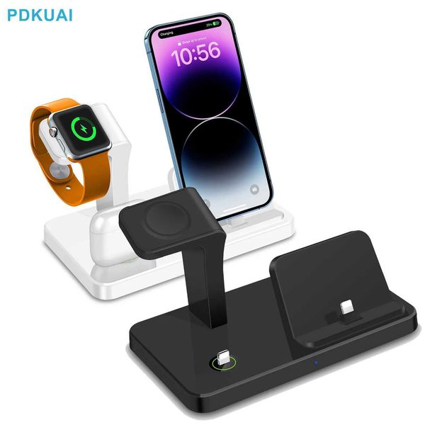 3 in 1 Wireless Chargers Stand For iPhone 15 14 13 12 11 XS XR Fast Charging Dock Station For Airpods Pro Watch 7 ChargerM240731