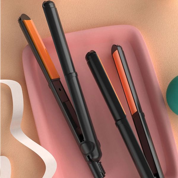 Curling Irons Curved Plate Hair Cruling Irons Ceramic Hair Curler Straightener PTC Heater Crescent Panel Flat Iron Fast Heat Straight Styler