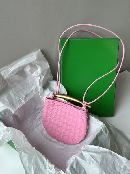 designer bag purse Knitting handbags gold Shark handle Leather Hobos bag Women shoulder bag Evening luxury Fashion Patchwork cosmetics walle