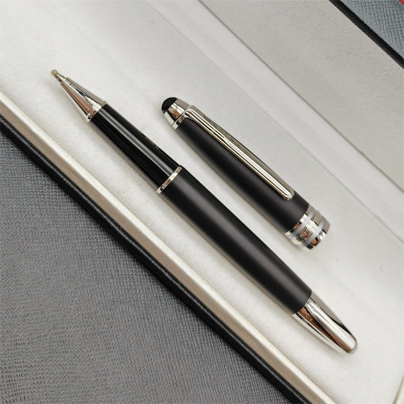 MSK 163 Matte Black Metallic Design Luxury Ballpoint Rollerball Fountain Pens Monte Writing Office Supplies With Serial Number