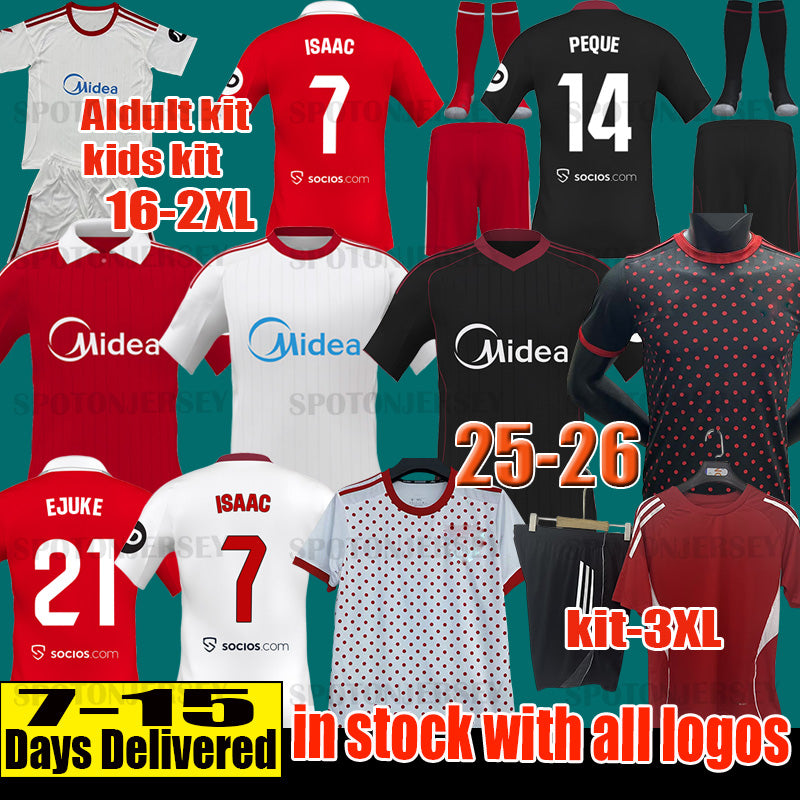 25 26 Sevilla soccer jersey SERGIO RAMOS SOW FC football shirts J. NAVAS 16 Men kits Kids Equipment camiseta sevilla fc football jersey 2025 2026 Se