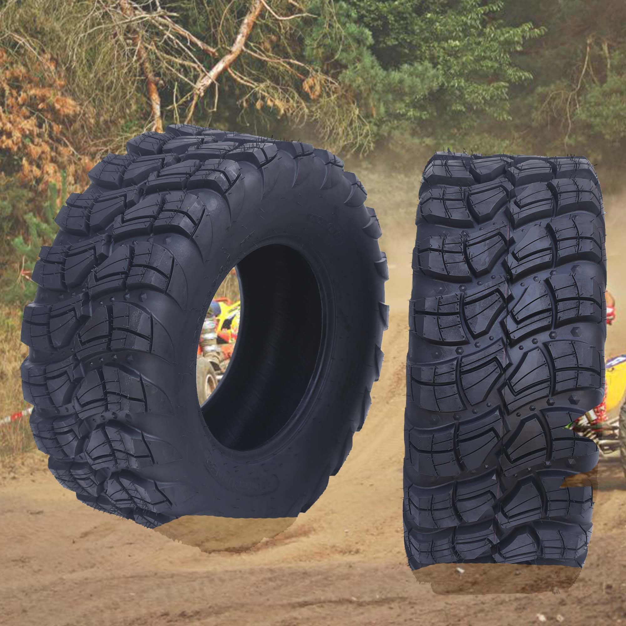 Garvee Set of 2 Garvee AT29x11-14-6PR TL VICTORY Tires 6Ply 29x11x14 Off-Road Tires Tubeless