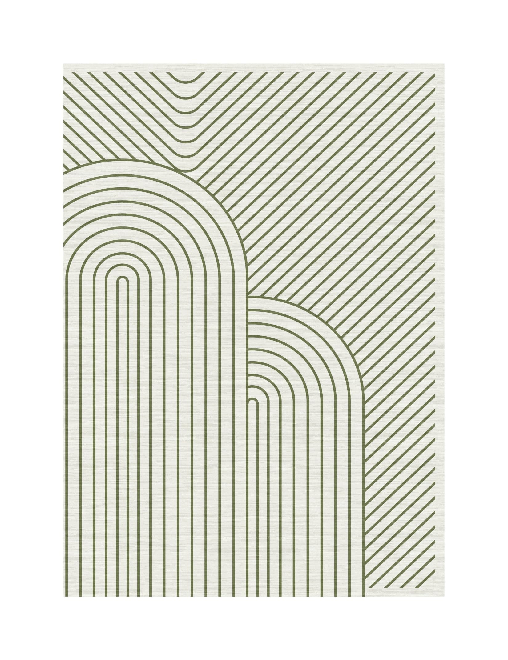 Garvee Large Washable Rugs for Living Room Bedroom, Soft Non-Shedding Pearl Velvet, Neutral Modern Accent Carpet