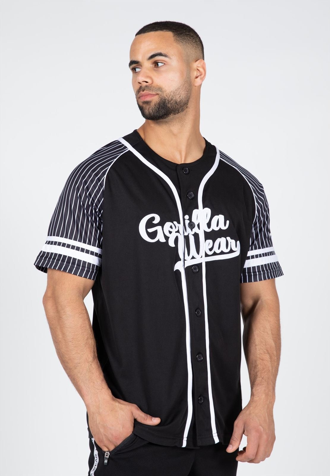 82 Baseball Jersey - Black - M