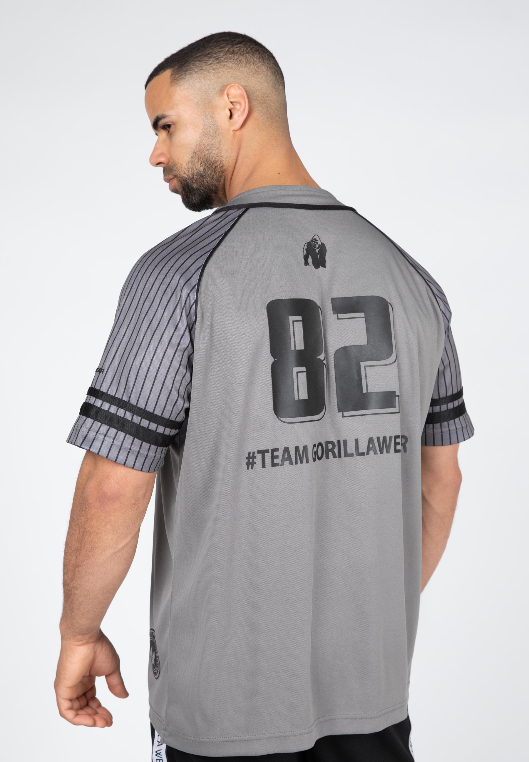 82 Baseball Jersey - Gray - 2XL