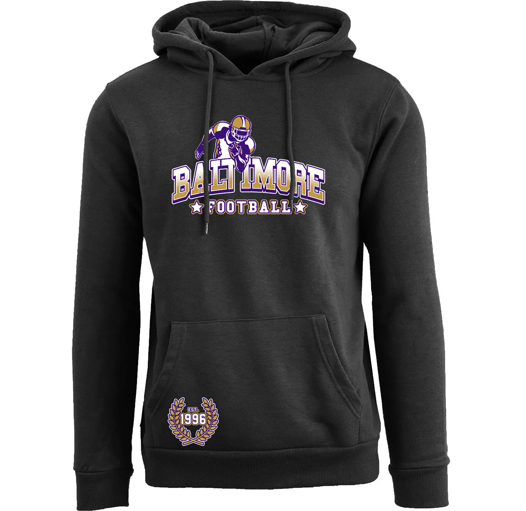 Men's Football Legends Pull Over Hoodie - Cleveland - Black - XL