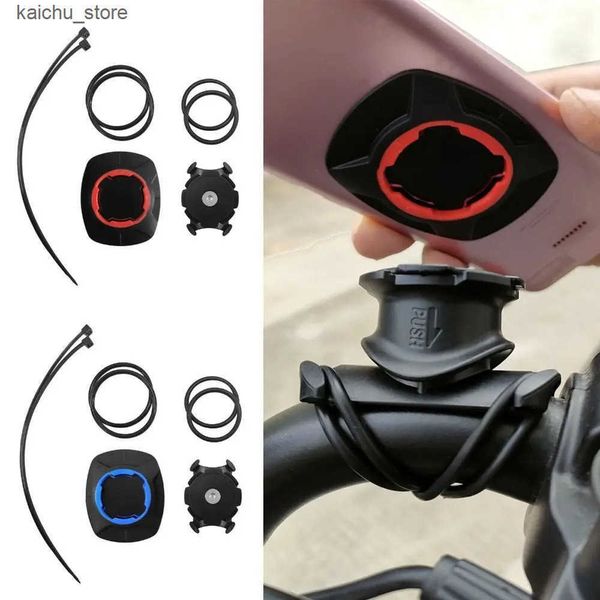 Cell Mounts Holders Universal For Quad-Lock Mountain Bike Cycling Rack Strap Mount Holder Shockproof Riding Phone Bracket J241217