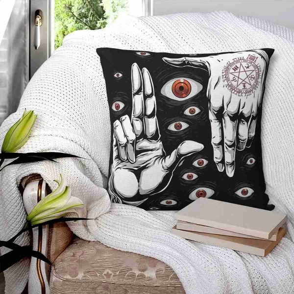Alucard Hellsing Manga Square pillowcase pillow Cover Polyester Cushion Decor Comfort Throw pillow for Home Living RoomM240717