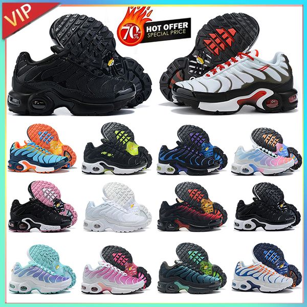 Designer Tn Plus 2.0 kids Shoes Runner Children Outdoor TN2 Sneaker Triple White Black Gold Red Laser Blue Toddler girls boys kid Athletic t