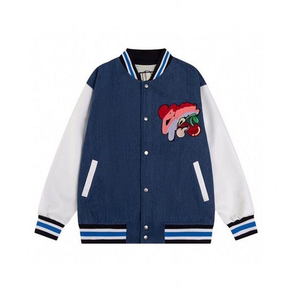 Mens plus size Outerwear Coats New Fashion Jacquard Suede Coat Pattern Fleece Sweater Street Hip Hop Jacket High Street Embroidery G6F33