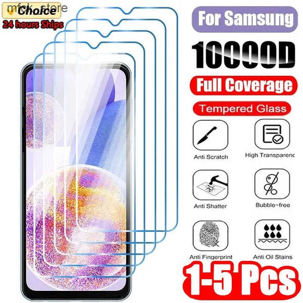 Cell Phone Protectors 1-5PCS Tempered Galaxy A14 A54 A53 A13 A33 A34 A52S 5G Screen Protector For A52 A73 A21S A51 A72 Glass J241202
