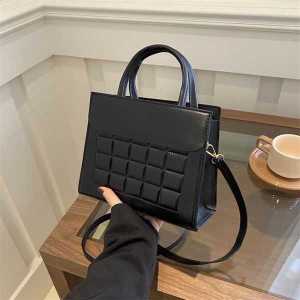 Womens Tote Bag Women Handbags Letter Shoulder Bags Shopper Purses Female PU Crossbody Bags For Women Clutch Handbag 240722L240911