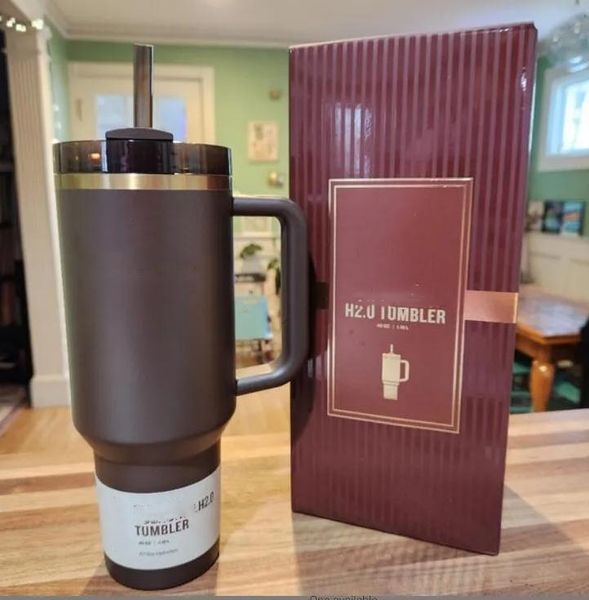 Chocolate Gold Spring Blue Winter PINK Shimmery LIMITED EDITION 40 Oz Tumbler 40Oz Mug Lid Straw Big Capacity Beer Water Bottle Ready To Shi