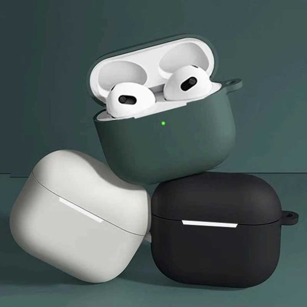 Solid color headphone cover for AirPods 3 wireless headphone protective case M240827