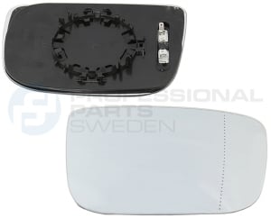 Mirror Glass, exterior mirror Professional Parts 82437278
