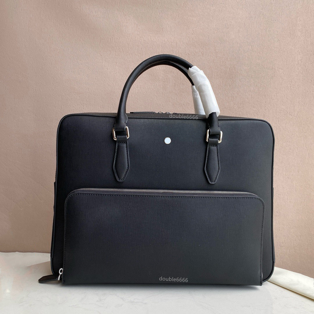 cowhide Briefcase designer bags luxury business handbag Laptop bag notebook bag briefcase computer handbags formal Shoulder bag Crossbody Messenger