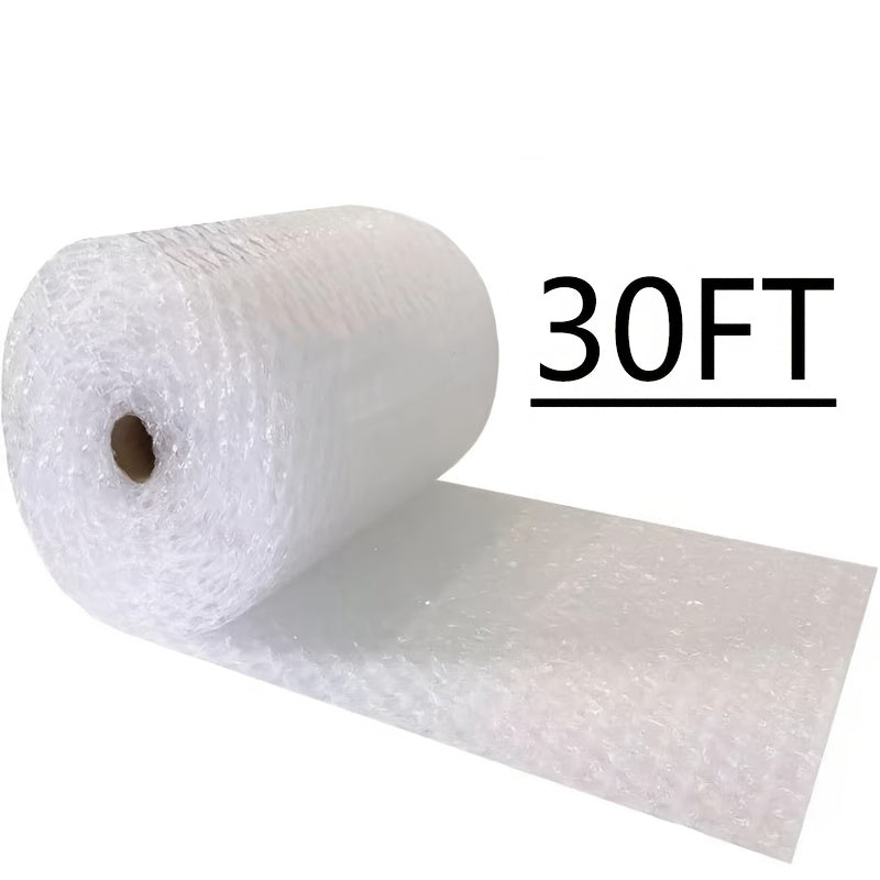 TEMU 30ft X 12in Pe Wrap Roll, 1-2" Large Bubble Anti-static Packing Paper, Shock & Vibration Absorbing, Scratch & Dent Protective Padding, With No