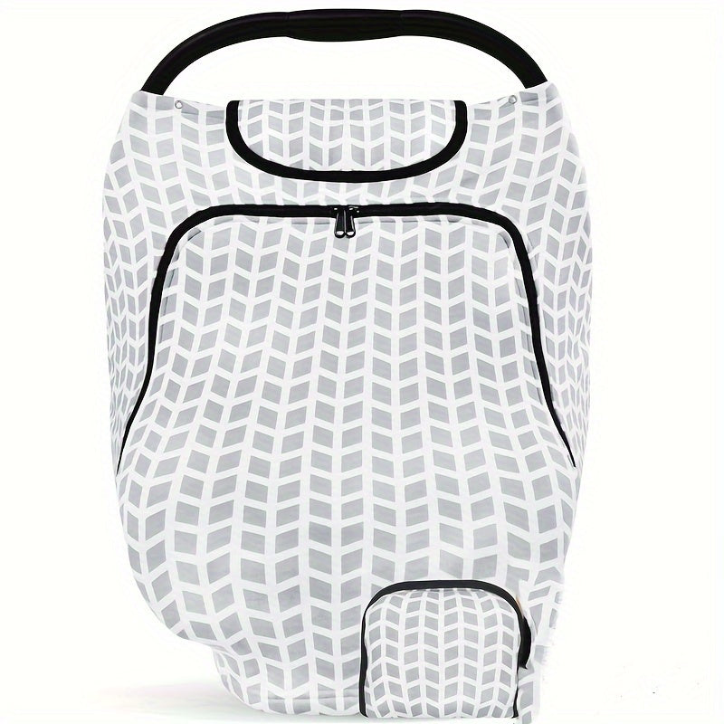 TEMU Car Seat Cover For - Car Seat Canopy For Spring, Autumn, Winter - Universal Car Seat Covers For, Boys, Girls - Breastfeeding Nursing Cover -