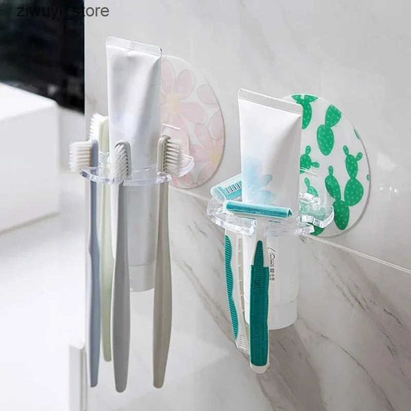 Toothbrush Holders 1 plastic toothbrush holder toothbrush storage rack shaver and toothbrush dispenser bathroom storage rack bathroom access