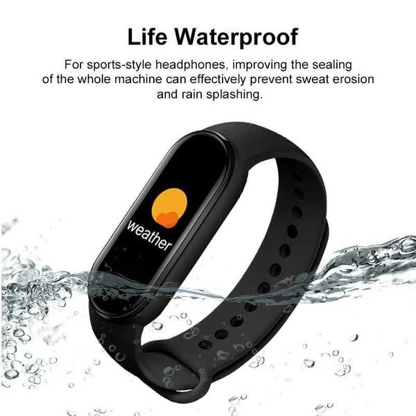 New Arrival New M6 Smart Wah Men Wen Fitness Smart Sports Band Rate Blood Pressure Monitor Waterproof Mti Function Wahes Z241114