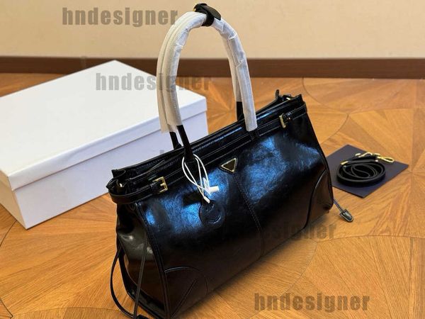 Classic Cattlehide Leather Bag Tote Bag Designer Women Shoulder Bags Lady Doctor Bag Handbags Purse And Luxury Wallet Strap Bags Large Capac