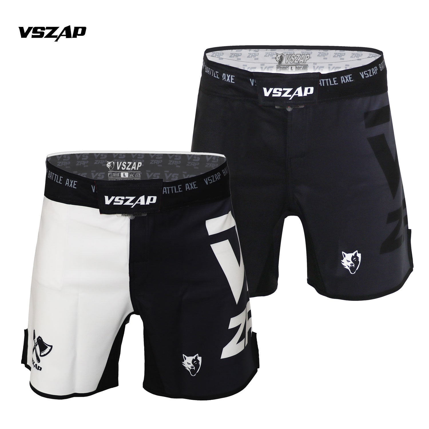 VSZAP Double Axe Fighting Training Quick Drying Pants MMA Sports Fitness Boxing Muay Thai Breathable Jutsu Suit Competition Pant